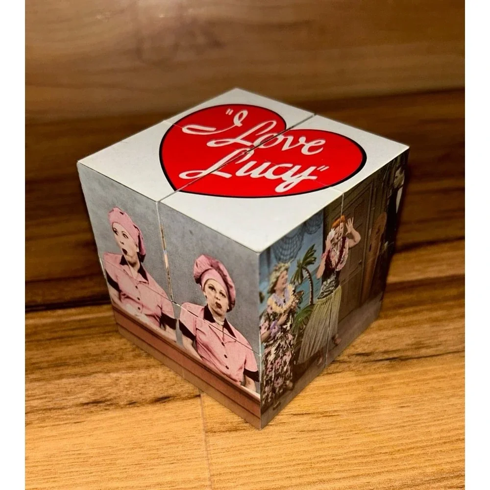 Vintage I Love Lucy Rubiks Cube (unfolds to pics‎ from the show)